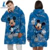 NFL Detroit Lions Mickey Mouse Blanket Hoodie 2 NFL Detroit Lions Mickey Mouse Blanket Hoodie