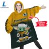 NFL Green Bay Packers Baby Yoda Custom Huggle Hoodie 3 NFL Green Bay Packers Baby Yoda Custom Huggle Hoodie