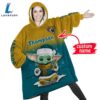 NFL Jacksonville Jaguars Baby Yoda Custom Huggle Hoodie