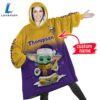 NFL Minnesota Vikings Baby Yoda Custom Huggle Hoodie