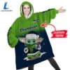 NFL Seattle Seahawks Baby Yoda Custom Huggle Hoodie