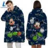 NFL Seattle Seahawks Mickey Mouse Blanket Hoodie 3 NFL Seattle Seahawks Mickey Mouse Blanket Hoodie