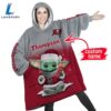NFL Tampa Bay Buccaneers Baby Yoda Custom Huggle Hoodie