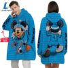 Personalized NFL Carolina Panthers Disney Mickey Blanket Hoodie 2 Personalized NFL Carolina Panthers Disney Mickey Blanket Hoodie