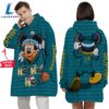 Personalized NFL Jacksonville Jaguars Disney Mickey Blanket Hoodie 2 Personalized NFL Jacksonville Jaguars Disney Mickey Blanket Hoodie
