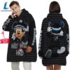 Personalized NFL Las Vegas Raiders Disney Mickey Blanket Hoodie 2 Personalized NFL Las Vegas Raiders Disney Mickey Blanket Hoodie