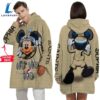 Personalized NFL New Orleans Saints Disney Mickey Blanket Hoodie 3 Personalized NFL New Orleans Saints Disney Mickey Blanket Hoodie