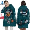 Personalized NFL Philadelphia Eagles Disney Mickey Blanket Hoodie 2 Personalized NFL Philadelphia Eagles Disney Mickey Blanket Hoodie