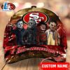 San Francisco 49ers NFL Personalized Trending Cap Mixed Horror Movie Characters 3 San Francisco 49ers NFL Personalized Trending Cap Mixed Horror Movie Characters