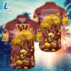 Washington Commanders Halloween Skull Pumpkin – NFL Hawaiian Shirt 3 Washington Commanders Halloween Skull Pumpkin – NFL Hawaiian Shirt