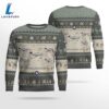 Air Force Ugly Christmas Sweater, Challenger 601 Aircraft Ugly Christmas Sweater