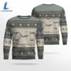 Air Force Ugly Christmas Sweater, Embraer 170 Aircraft Ugly Christmas Sweater