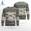 Air Force Ugly Christmas Sweater, Gloster Javelin Aircraft Ugly Christmas Sweater