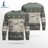 Air Force Ugly Christmas Sweater, Piper PA-30 Twin Comanche PA30 Aircraft Ugly Christmas Sweater