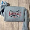 Merry Christmas Baseball Mom Embroidered Sweatshirt Gift Christmas 3 Baseball Mom Embroidered Sweatshirt Gift Christmas