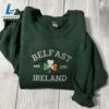 Belfast Ireland Embroidered Sweatshirt Gift Christmas