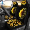 Best Christian Bible Verse Sunflower Scripture Religious Premium Custom Car Seat Covers Decor Protector