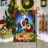 Black Holy Family Nativity Flag We Wish You A Melanin Christmas