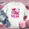Boo Scare Away Breast Cancer Sweatshirt Colored Edition