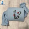 Bull Dog Embroidered Sweatshirt Gift Christmas