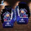 Cartoon Character Eeyore Hiding Hoodie All Over Printed 3D Unisex Men Women