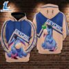 Cartoon Character Eeyore Ziczac Hoodie All Over Printed 3D Unisex Men Women