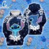 Cartoon Character Flower Stitch Hoodie All Over Printed 3D Unisex Men Women