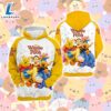 Cartoon Character Friend Winnie The Pooh Hoodie All Over Printed 3D Unisex Men Women 2 Cartoon Character Friend Winnie The Pooh Hoodie All Over Printed 3D Unisex Men Women