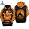 Cartoon Character Hallothanksmas Winnie The Pooh Personalized Custom Name Hoodie