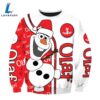 Cartoon Frozen Christmas Olaf Hoodie All Over Printed 3D Unisex Men Women