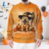 Chinese Shar-Pei Dog In Spooky Autumn Halloween 3D Shirt 2 Chinese Shar-Pei Dog In Spooky Autumn Halloween 3D Shirt