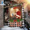 Christian Christmas Santa Claus Every Knee Shall Bow Flag