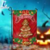 Christmas Tree Gingerbread Man Garden FlagXmas, Garden Flags, Outdoor Xmas Flags
