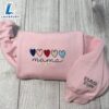 Merry Christmas Custom Mama Embroidered Sweatshirt Gift Christmas 3 Custom Mama Embroidered Sweatshirt Gift Christmas