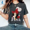 Disney Peter Pan Captain Hook Mischievous Smile Circle Logo Shirt