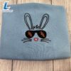 Merry Christmas Easter Bunny Women's Embroidered Sweatshirts Gift Christmas 3 Easter Bunny Women's Embroidered Sweatshirts Gift Christmas