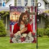 Easter Jesus Christ He Is Risen Flag - Christian Flag