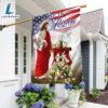 Merry Christmas Easter Jesus He Is Risen American Flag - Christian Flag 2 Easter Jesus He Is Risen American Flag - Christian Flag