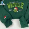 Merry Christmas Embroidered Whoville University Est 1957 University Christmas T-Shirt 3 Embroidered Whoville University Est 1957 University Christmas T-Shirt