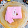 Ghost Drinking Halloween – Embroidered Sweatshirt