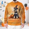 Giant Schnauzer Dog In Spooky Autumn Halloween 3D Shirt 2 Giant Schnauzer Dog In Spooky Autumn Halloween 3D Shirt