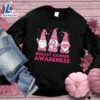 Gnomes Breast Cancer Awareness Colored Edition Sweatshirt , Cancer Awareness Shirt 3 Gnomes Breast Cancer Awareness Colored Edition Sweatshirt
