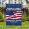 God Bless America Blessed Is The Nation Whose God Is The Lord Flag