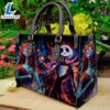 Halloween Christmas 2024 Jack Skellington Cartoon Pattern Women 3D Leather Handbag 2 Halloween Christmas 2024 Jack Skellington Cartoon Pattern Women 3D Leather Handbag