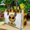 Halloween Christmas 2024 Sunflower Jack Skellington Women 3DLeather Handbag 2 Halloween Christmas 2024 Sunflower Jack Skellington Women 3DLeather Handbag