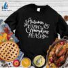 Happy Hallothanksmas Gift Funny Autumn Leaves Pumpkin Please Version 3 Sweatshirt