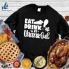 Happy Hallothanksmas Gift Funny Eat Drink & Be Thankful Version Sweatshirt