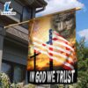 Merry Christmas Jesus Flag In God We Trust - Christian Flag 2 Jesus Flag In God We Trust - Christian Flag