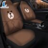 Korean Brown Bear Premium Custom Car Seat Covers Decor Protectors 3 Korean Brown Bear Premium Custom Car Seat Covers Decor Protectors
