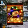 Merry Christmas LED Lighted Snowman Plaid Christmas Garden FlagXmas, Garden Flags, Outdoor Xmas Flags 3 LED Lighted Snowman Plaid Christmas Garden FlagXmas, Garden Flags, Outdoor Xmas Flags
